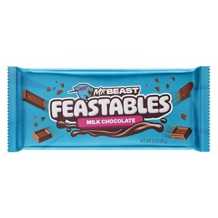 FEASTABLES pieninis šokoladas MRBEAST, 60g, AMER1443 