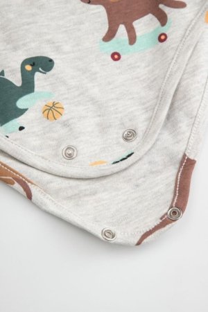 COCCODRILLO smėlinukas ilgomis rankovėmis, pilkas, dydis 