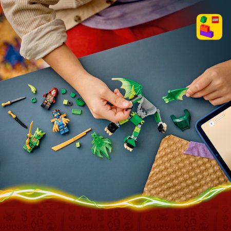 71862 LEGO® NINJAGO® Lloyd drakono-roboto kovos rinkinys 
