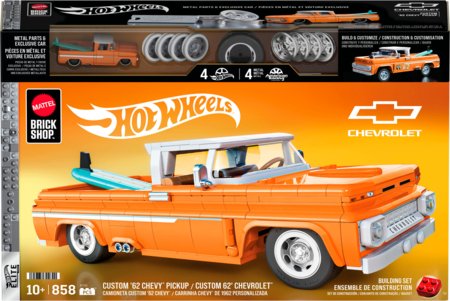 MATTEL BRICK SHOP HOT WHEELS konstruktorius – Elite Chevy, JFT20 