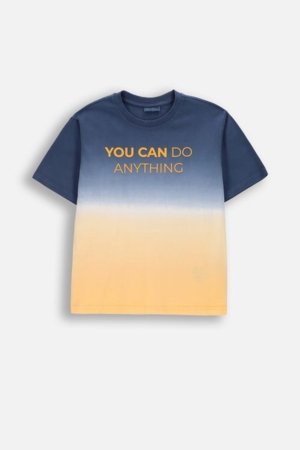 COCCODRILLO marškinėliai trumpomis rankovėmis, mėlyni, WC6143202MBJ-022-128, 128 cm 