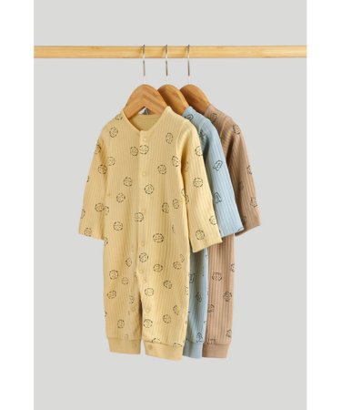 MOTHERCARE šliaužtinukas ilgomis rankovėmis 3 vnt., AV58101 92 cm 