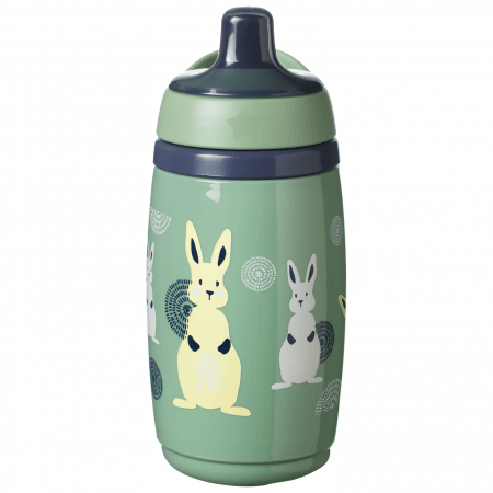TOMMEE TIPPEE gertuvė INSULATED SPORTEE, 12m+, 266ml, green, 447820 447820