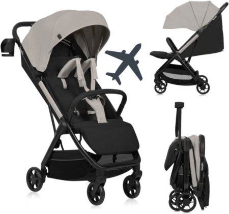LIONELO sportinis vežimėlis JULIE AIR, Beige sand, LO-JULIE AIR 