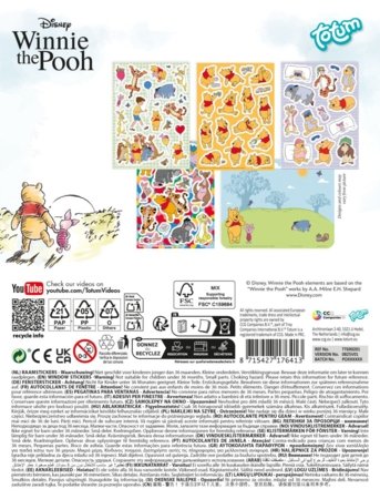 TOTUM WINNIE THE POOH langų lipdukai, TT690201 
