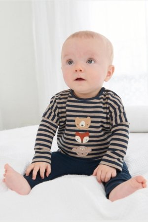 NEXT marškinėliai ilgomis rankovėmis ir kelnės, 389757 38975718