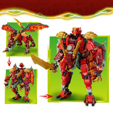 71868 LEGO® NINJAGO® Wyldfyre transformuojamas drakonas-robotas 