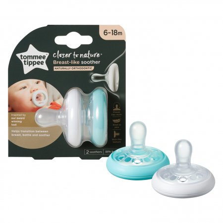 TOMMEE TIPPEE čiulptukai, 6-18 mėn., 2 vnt., 43343021 43343015