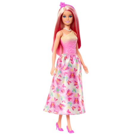 BARBIE Dreamtopia princesė rausva suknele, HRR08 
