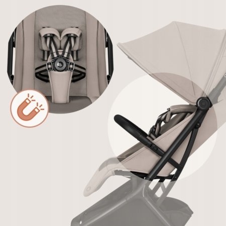 LIONELO sportinis vežimėlis SIA, Beige sand, LO-SIA 