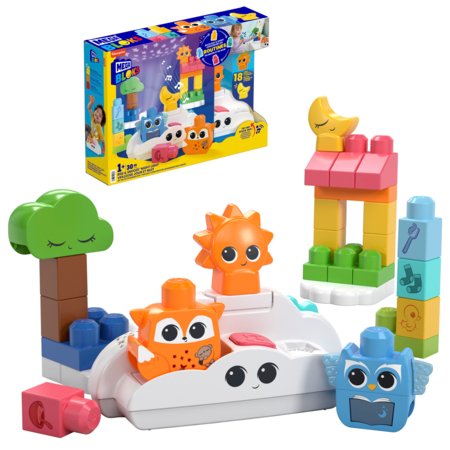 MEGA BLOKS FISHER PRICE rinkinys su naktine lempute 30 det., HTH43 