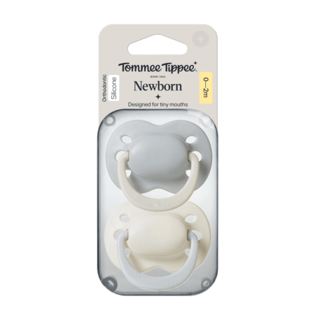 TOMMEE TIPPEE silikoninis čiulptukas CLOSER TO NATURE 0-2 mėn., 2 vnt., asort., 433660 