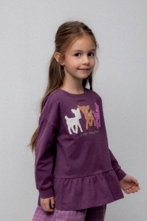 COCCODRILLO marškinėliai, violetiniai, ZC5143104WGK-016-116, 116 cm 