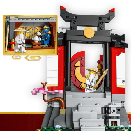 71866 LEGO® NINJAGO® 15-ųjų metinių nindzių personažų ekspozicija 