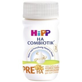 HiPP pradinio maitinimo pieno mišinys Combiotic PRE HA, 0 mėn.+, 90 ml., 2362-02