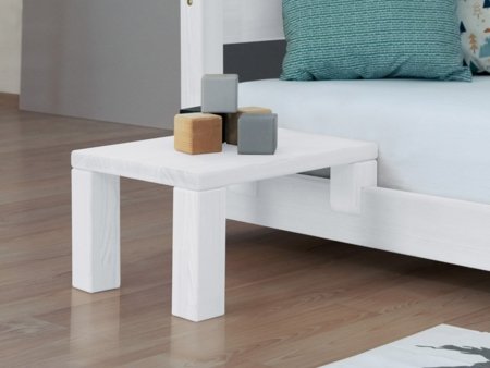 BENLEMI naktinis staliukas NANOC, White, SL-0001/BIL-BIL 