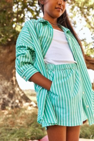 NEXT marškinėlai ilgomis rankovėmis ir šortai, D55138 140 