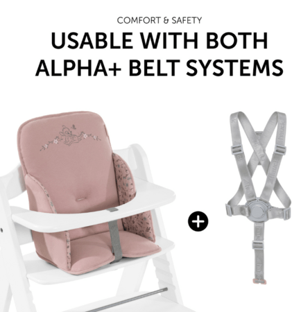 HAUCK maitinimo kėdutės paminkštinimas ALPHA COSY SELECT, Bambi/Rose, 667712 