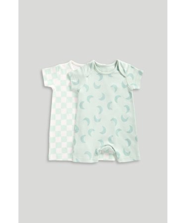 MOTHERCARE šliaužtinukas trumpomis rankovėmis 2 vnt., LK148 80 