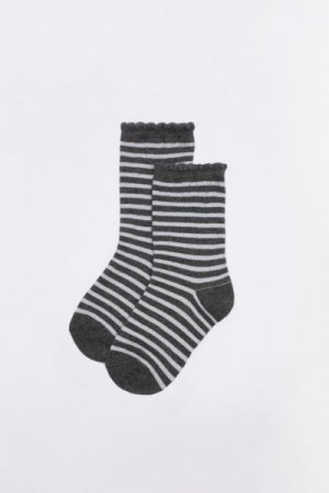 COCCODRILLO kojinės SOCKS GIRL, graphite, ZC1382216SOG-020 ZC1382216SOG-020-001