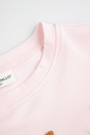 COCCODRILLO marškinėliai, rožiniai, ZC5143105WGK-007-122, 122 cm 