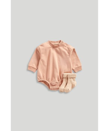 MOTHERCARE smėlinukas ilgomis rankovėmis ir kojinės, LK509 80 