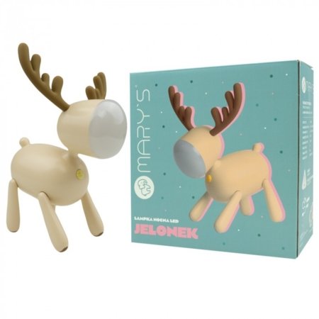 MARY'S LED naktinė lemputė DEER, Beige, MW20536 