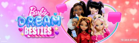 BARBIE Dream Besties lėlė Malibu, HYC21 