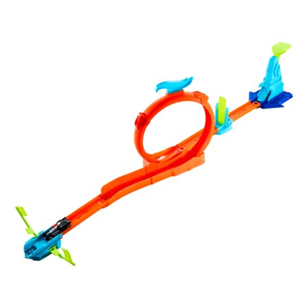 HOT WHEELS Stunt Tracks trasa su kilpa ir šuoliu, asort., JHK76 