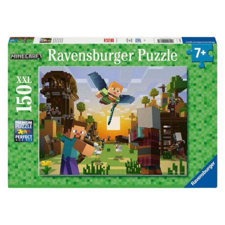 RAVENSBURGER vaikiška dėlionė Minecraft, 150 det., 12004177 