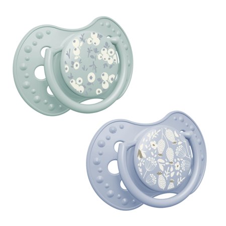 LOVI silikoniniai dinaminiai čiulptukai, Blossom Blue, 0-6m, 2 vnt., 22/921newboy 