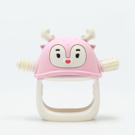 SMILY MIA kramtukas REINDEER, Light Pink, 3 mėn+, M12032-1 