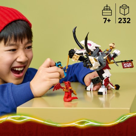 71863 LEGO® NINJAGO® Zilvar ir drakonas-pabaisa Grimtak 