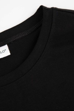 COCCODRILLO suknelė trumpomis rankovėmis, juoda, WC6129201HGJ-021-134, 134 cm 