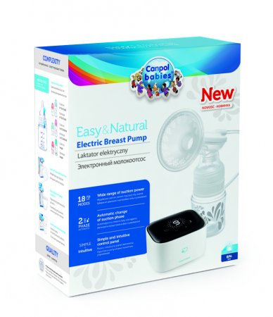 CANPOL BABIES elektrinis pientraukis EASY & NATURAL, 12/207 12/207