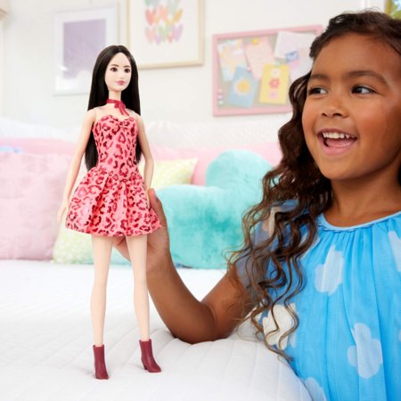 BARBIE madistė rausva suknele, JJN59 