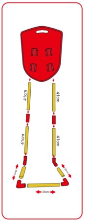 STAMP Iron Man žaislinis lanko ir strėlių rinkinys su taikiniu, IM725616 