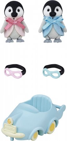 SYLVANIAN FAMILIES Pingvinų mažyliai su vežimėliu, 5695 5695