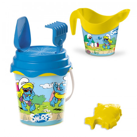MONDO SMURFS kibirėlis su kasimo įrankiais, 18852 18852