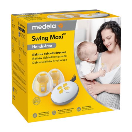 MEDELA dvigubas nešiojamas pientraukis SWING MAXI, 101046734 