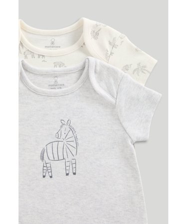 MOTHERCARE šliaužtinukas trumpomis rankovėmis 2 vnt., LK134 80 