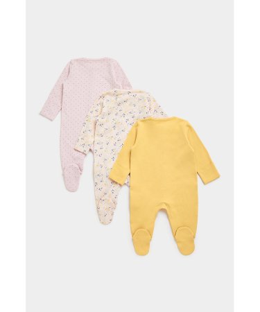 MOTHERCARE šliaužtinukas ilgomis rankovėmis 3 vnt., FC101 639039