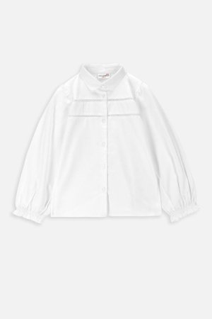 COCCODRILLO palaidinė COSY GIRL KIDS, balta, ZC3140101CGK-001 