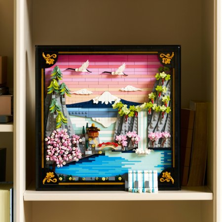 31218 LEGO® Art Japoniškas kraštovaizdis su žydinčiomis vyšniomis 