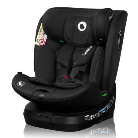 LIONELO automobilinė kėdutė BRAVE I-SIZE, Black carbon, 40-150 cm., LO-BRAVE I-SIZE 