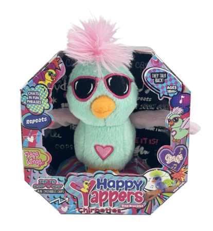 HAPPY YAPPERS interaktyvus pliušinis paukštis Lulu Chirp, 9393 