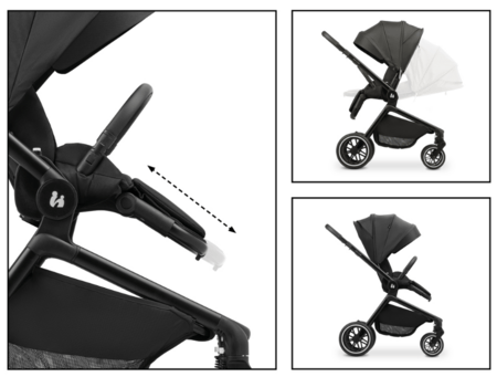HAUCK universalus vežimėlis MOVE N CARE SET, Black, 167236 