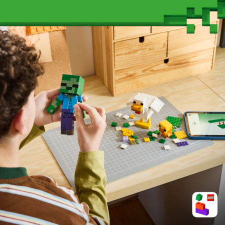 21582 LEGO® Minecraft® Vištų raitelis 