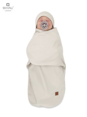 MIMINU vystyklas-kokonas LEO, Strip, TOG 0,5-1, Beige 