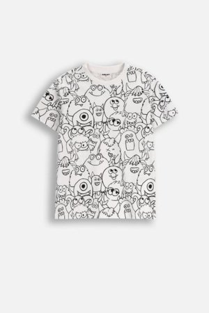 MOKIDA marškinėliai MOKIDA COLLECTION BOY, balti, ZM5143206MCB-001-110, 110 cm 